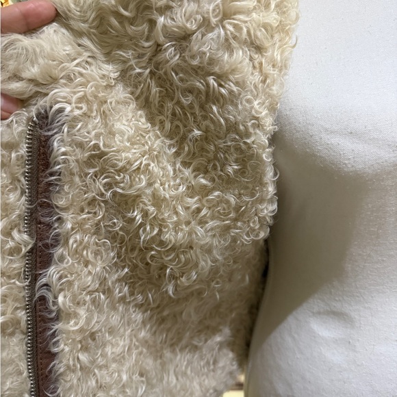 Leather Goat Fur Jacket - Picture 7 of 9